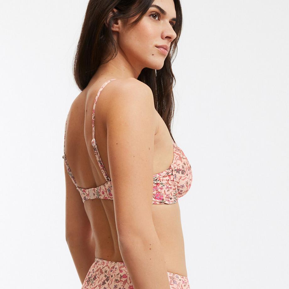 La Redoute Collections Top bikini corbeille Fantasia floreale  