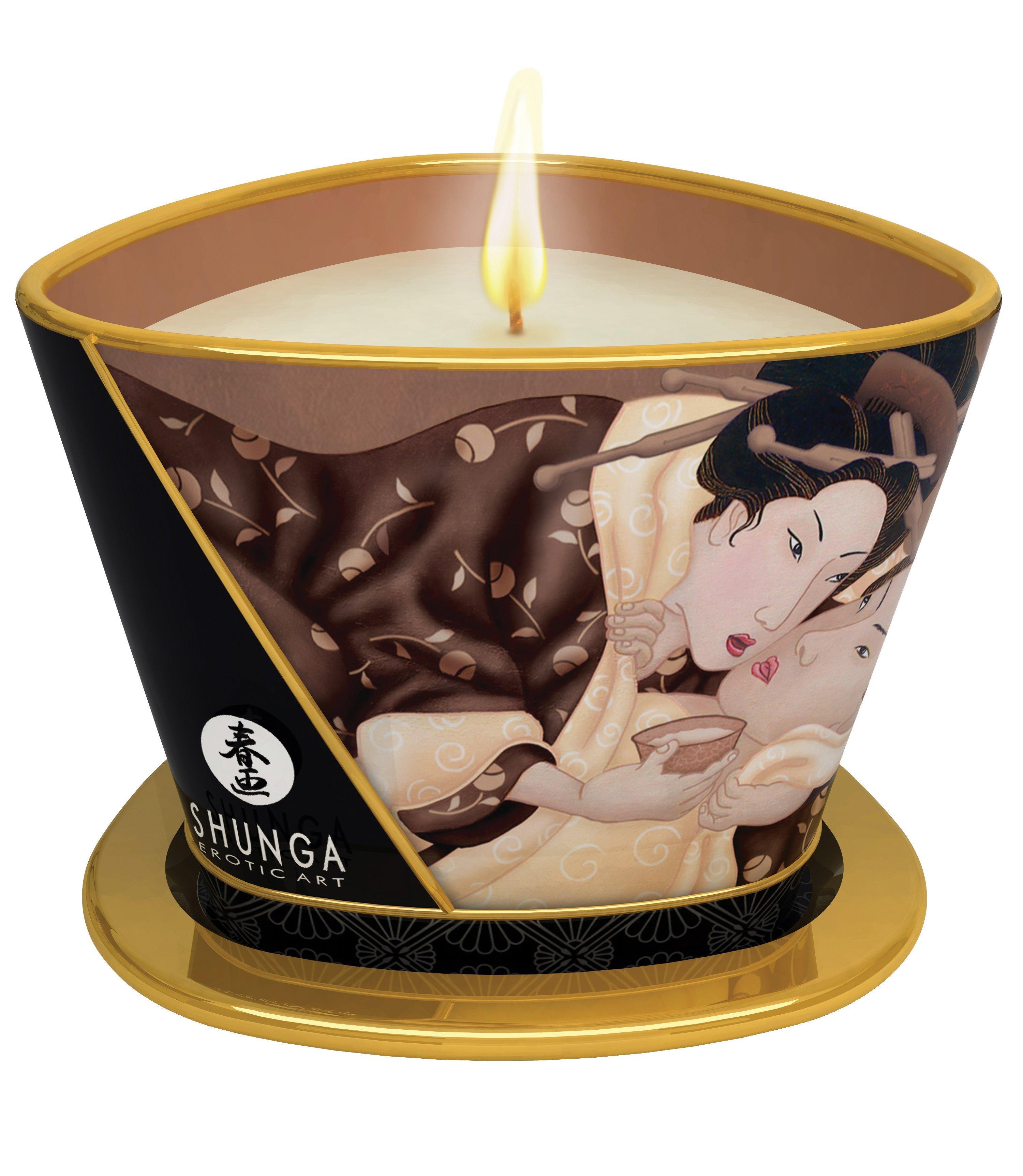 Shunga  Bougie de massage Shunga chocolat 170ml 