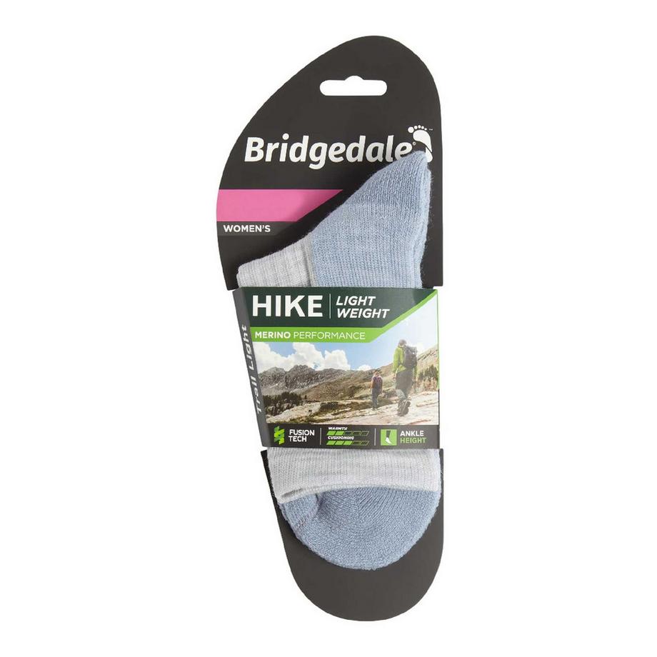 Bridgedale  Calzini Donna Trekking Caviglia in Lana Merino Resistenti 