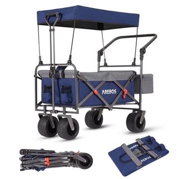 Bollerwagen mit Dach | Handwagen | Transportkarre | Gerätewagen