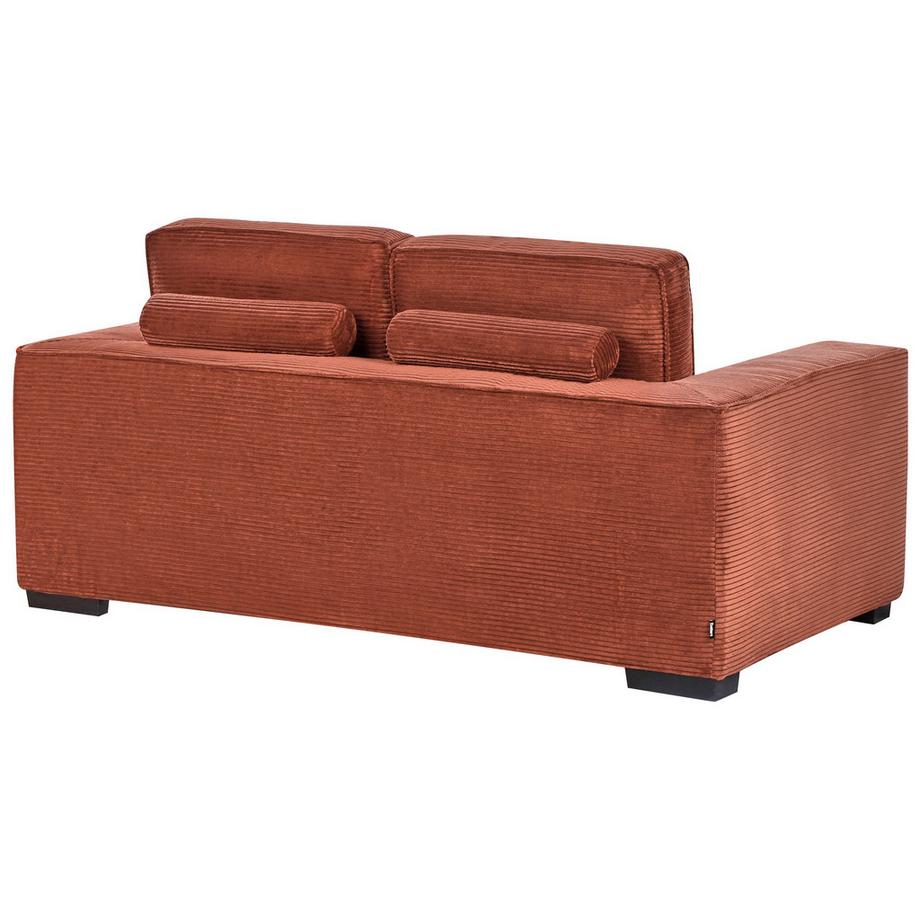 Beliani 2 Sitzer Sofa aus Cord Landhausstil VIKRAN  