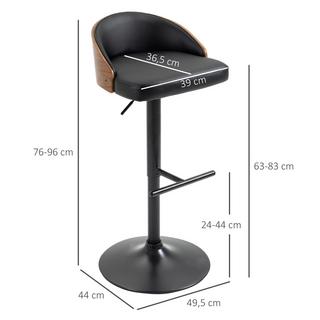 HOMCOM tabouret de bar  