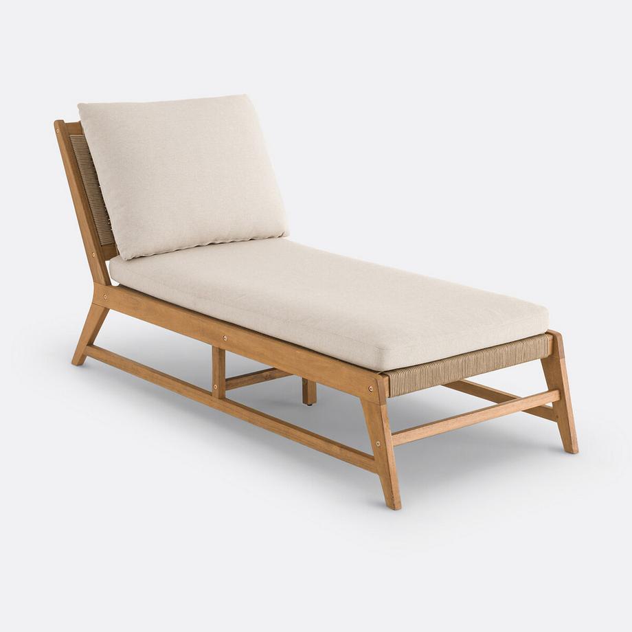 Bain de soleil en acacia