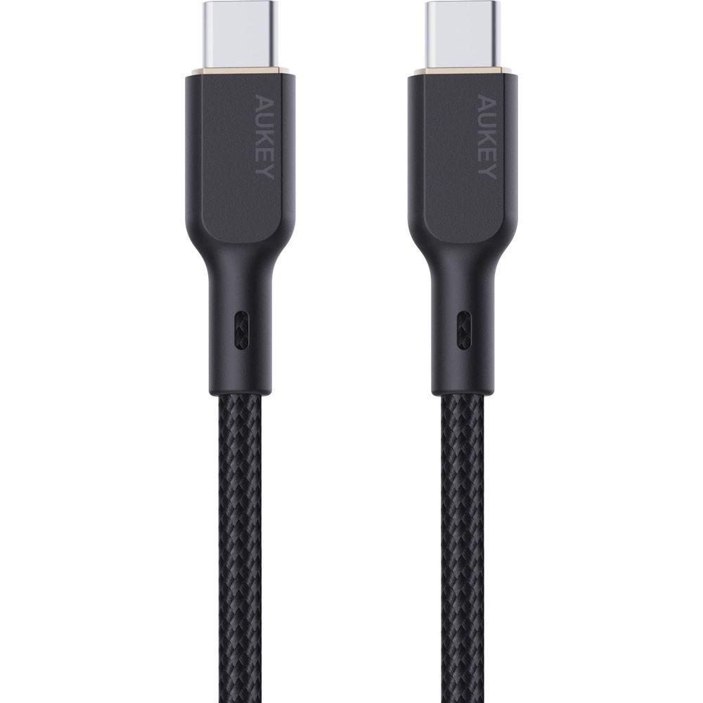 AUKEY  Aukey USB-C-Kabel, 100 W, 1 m – Schwarz 