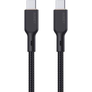 AUKEY  Aukey USB-C-Kabel, 100 W, 1 m – Schwarz 