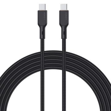 Aukey USB-C-Kabel, 100 W, 1 m – Schwarz