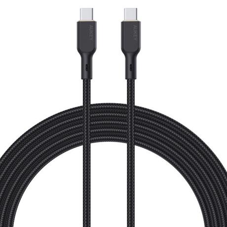 AUKEY  Aukey USB-C-Kabel, 100 W, 1 m – Schwarz 