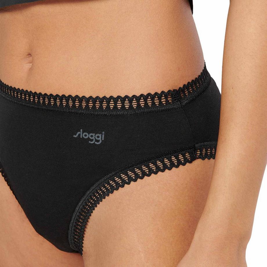 sloggi  Slip  6er Pack Bequem sitzend-GO Crush High leg C6P 