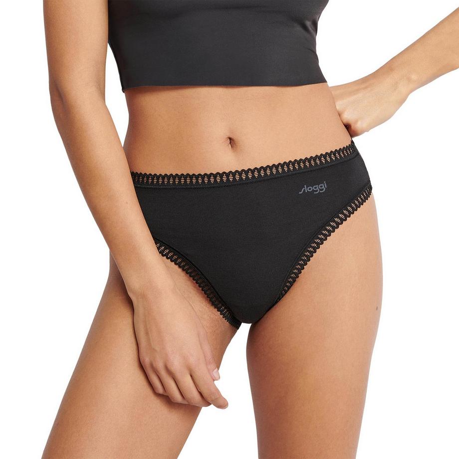 sloggi  Slip  6er Pack Bequem sitzend-GO Crush High leg C6P 