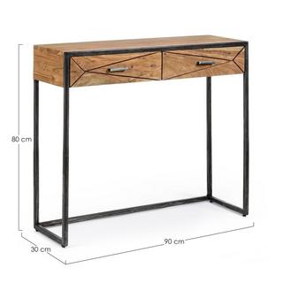 mutoni Console 2 tiroirs Egon  