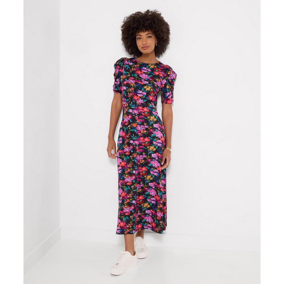 Joe Browns Winter Brights Jersey Maxikleid mit kurzen Ärmeln  