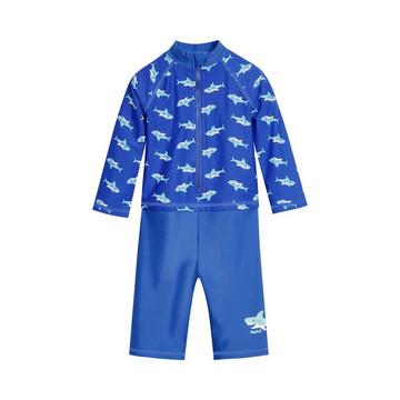 costume da bagno a 1 pezzo con braccia 1/1 e protezione uv per bambini  shark