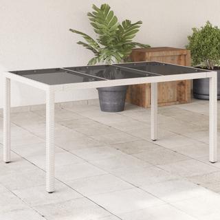 VidaXL Table de jardin rotin synthétique  