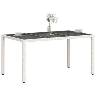 VidaXL Table de jardin rotin synthétique  