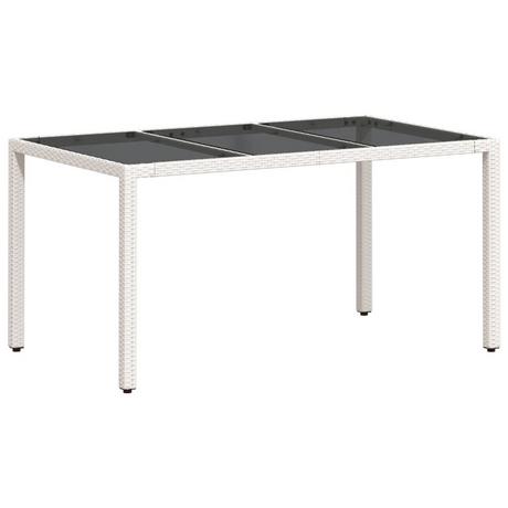 VidaXL Table de jardin rotin synthétique  