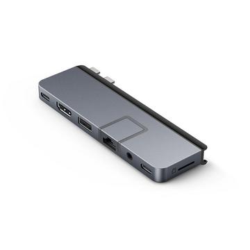 HD575-GRY-GL Notebook-Dockingstation & Portreplikator USB 3.2 Gen 1 (3.1 Gen 1) Type-C Grau