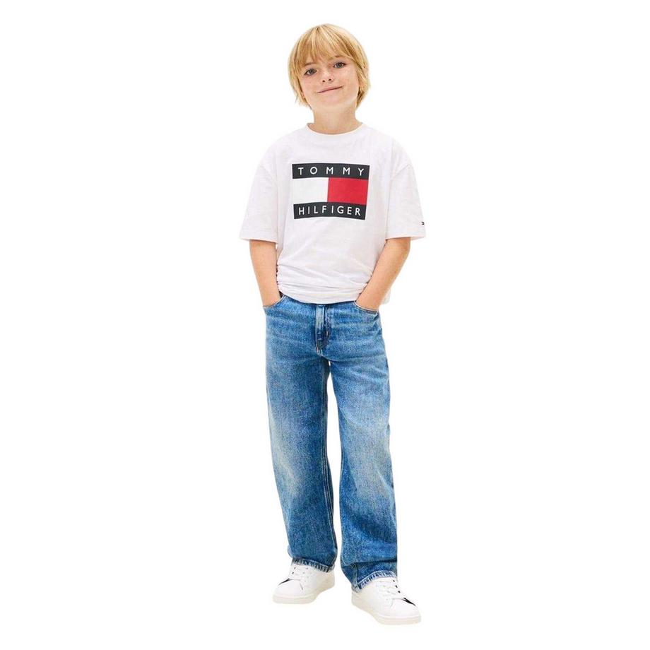 TOMMY HILFIGER  T-ShirtMotiftyle Logo Et Drapeau Heritage 