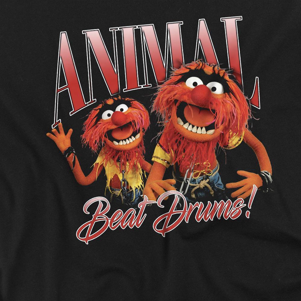 The Muppets Bootleg T-Shirt Stampata Maniche Lunghe  