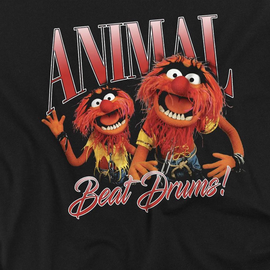 The Muppets Bootleg Bedrucktes Langarm T-Shirt  