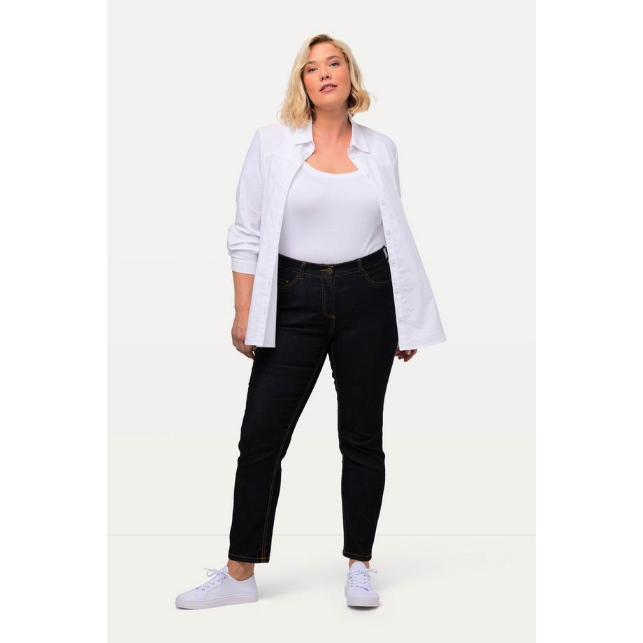 Ulla Popken Sammy Komfortbund schmale 5-Pocket Jeans  