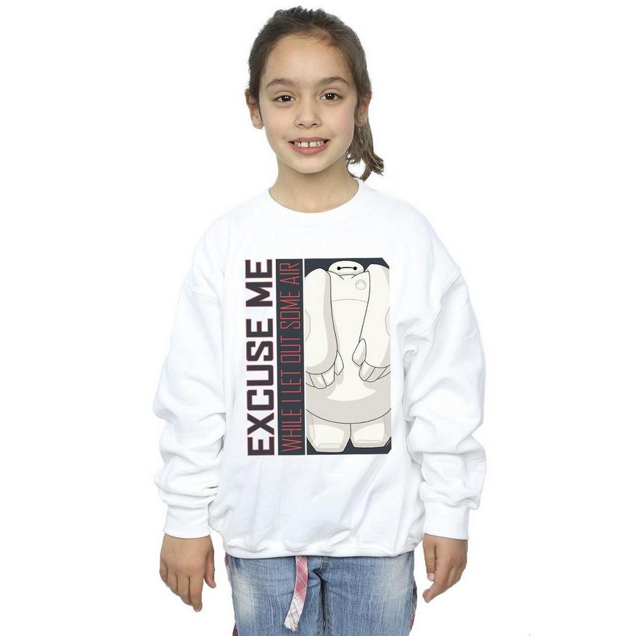 Disney  Big Hero 6 Excuse Me Some Air Sweatshirt 