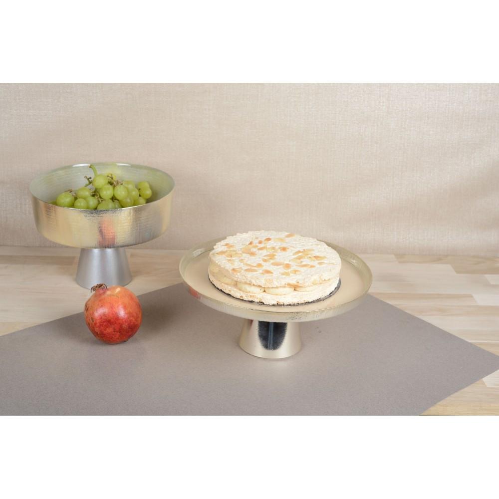 Aulica  CREME-KUCHENPLATTE AUF STAND 28CM 