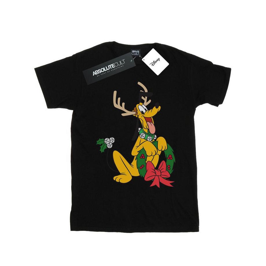 Disney Pluto Noël Bois de Cerf T-Shirt  