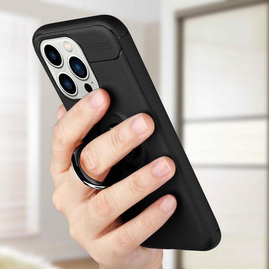 Cadorabo  Hülle für Apple iPhone 14 PRO Fokus Ring TPU Silikon 