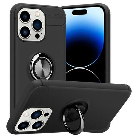 Cadorabo  Housse compatible avec Apple iPhone 14 PRO - Coque de protection avec anneau de focalisation en silicone TPU 