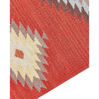 Beliani Tapis en Coton Traditionnel LORUT  