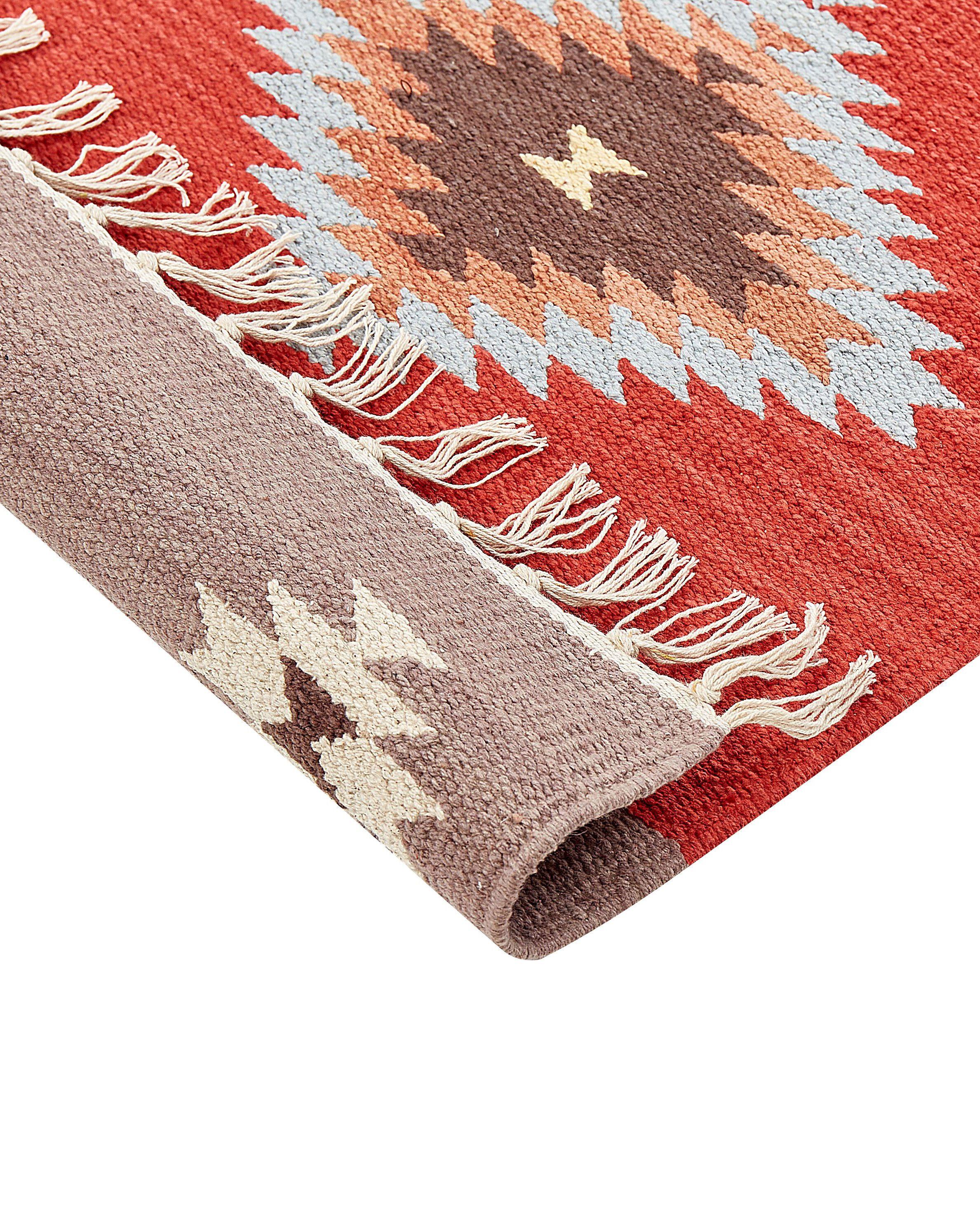 Beliani Tapis en Coton Traditionnel LORUT  