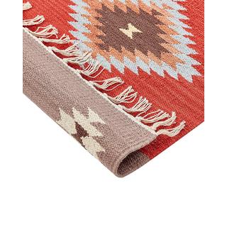 Beliani Tapis en Coton Traditionnel LORUT  