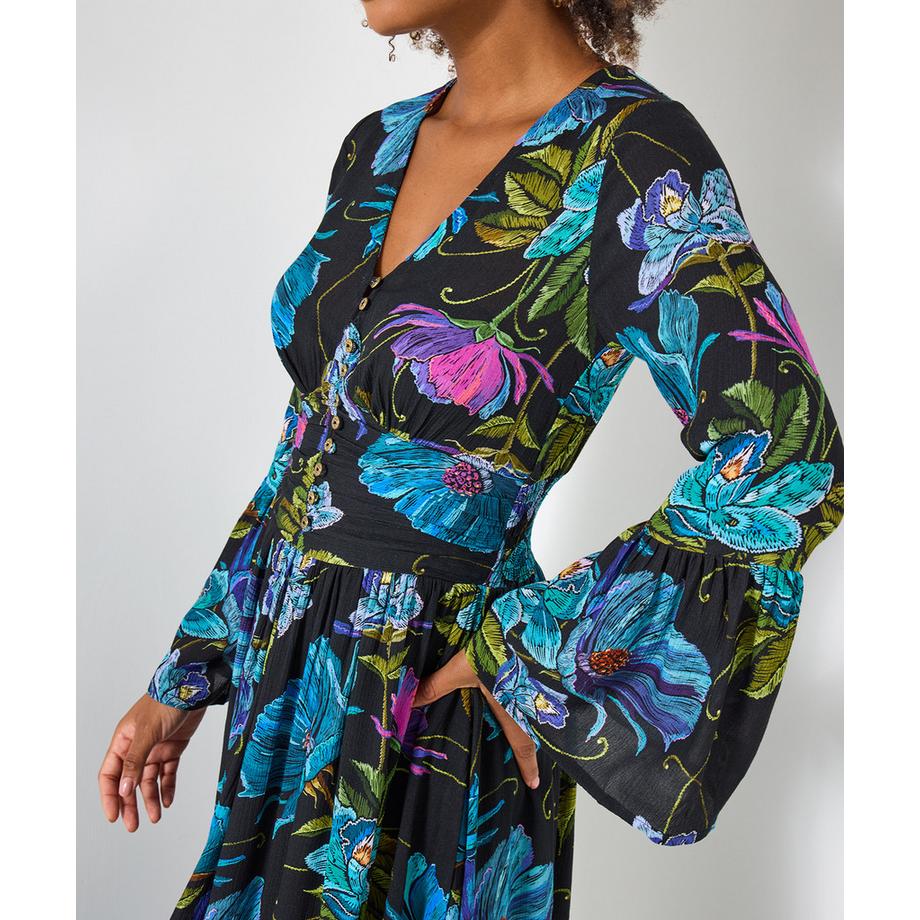 Joe Browns Robe longue bohème motif floral audacieux  