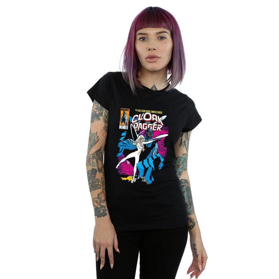 MARVEL Cloak and Dagger Comic Cover T-Shirt  