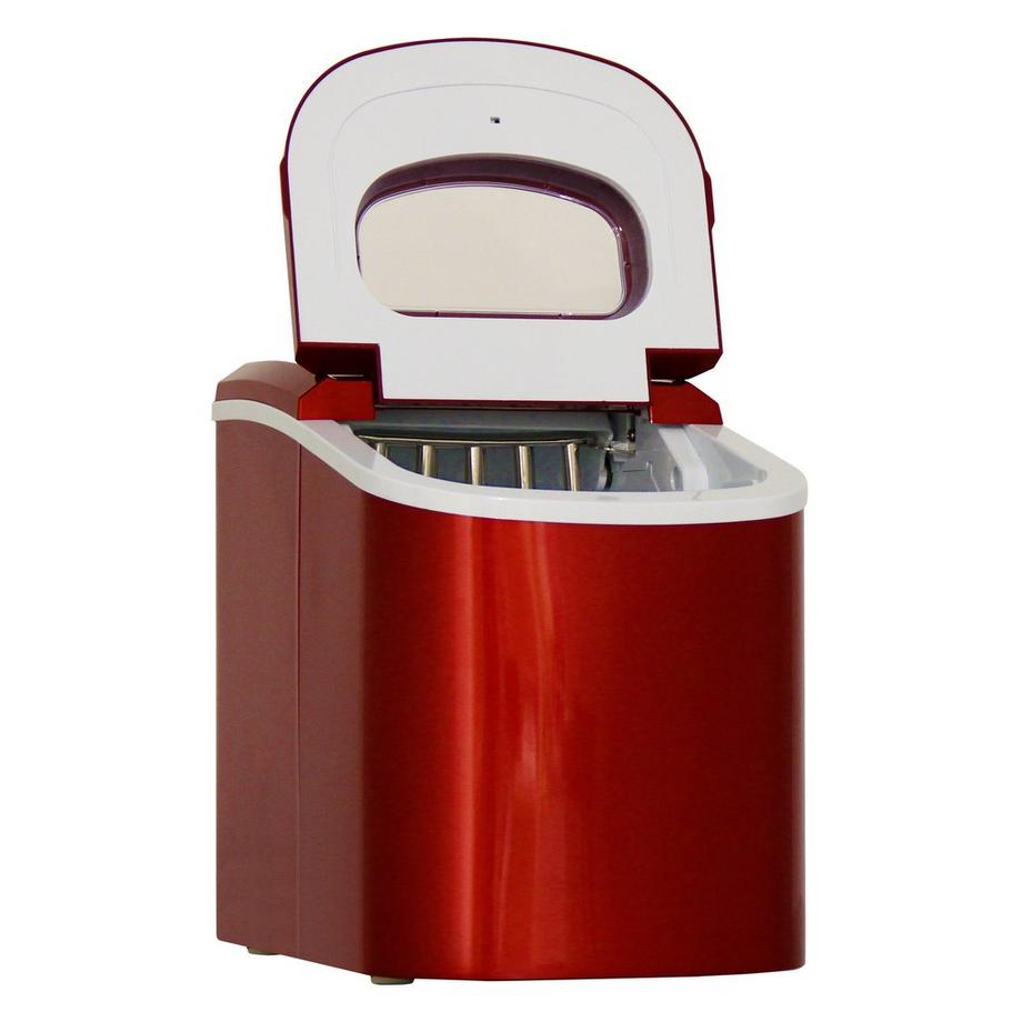 Weber Home Kibernetik EW12R Macchina per la produzione di cubetti di ghiaccio integrata/indipendente 12 kg/24h 100 W Rosso  