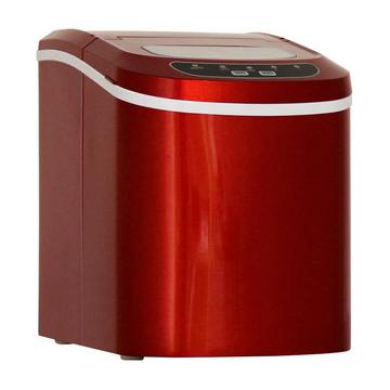 Kibernetik EW12R Macchina per la produzione di cubetti di ghiaccio integrata/indipendente 12 kg/24h 100 W Rosso