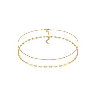 Elli  Halskette Choker Venezianer Plättchen 2Er Set 