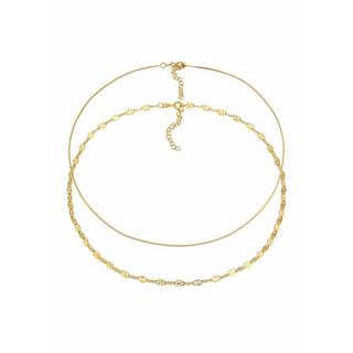Elli  Halskette Choker Venezianer Plättchen 2Er Set 