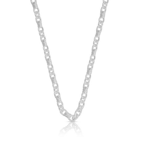 MUAU Schmuck  Collier Twisted Silber 925, 4.7mm, 50cm 