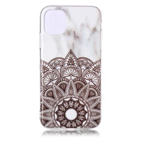 Cover-Discount  iPhone 11 - Étui en caoutchouc souple Marble Mandala 