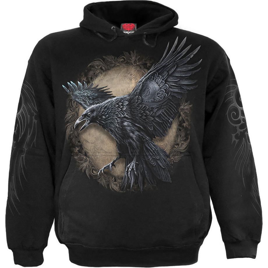 Sweat À Capuche Raven Wise