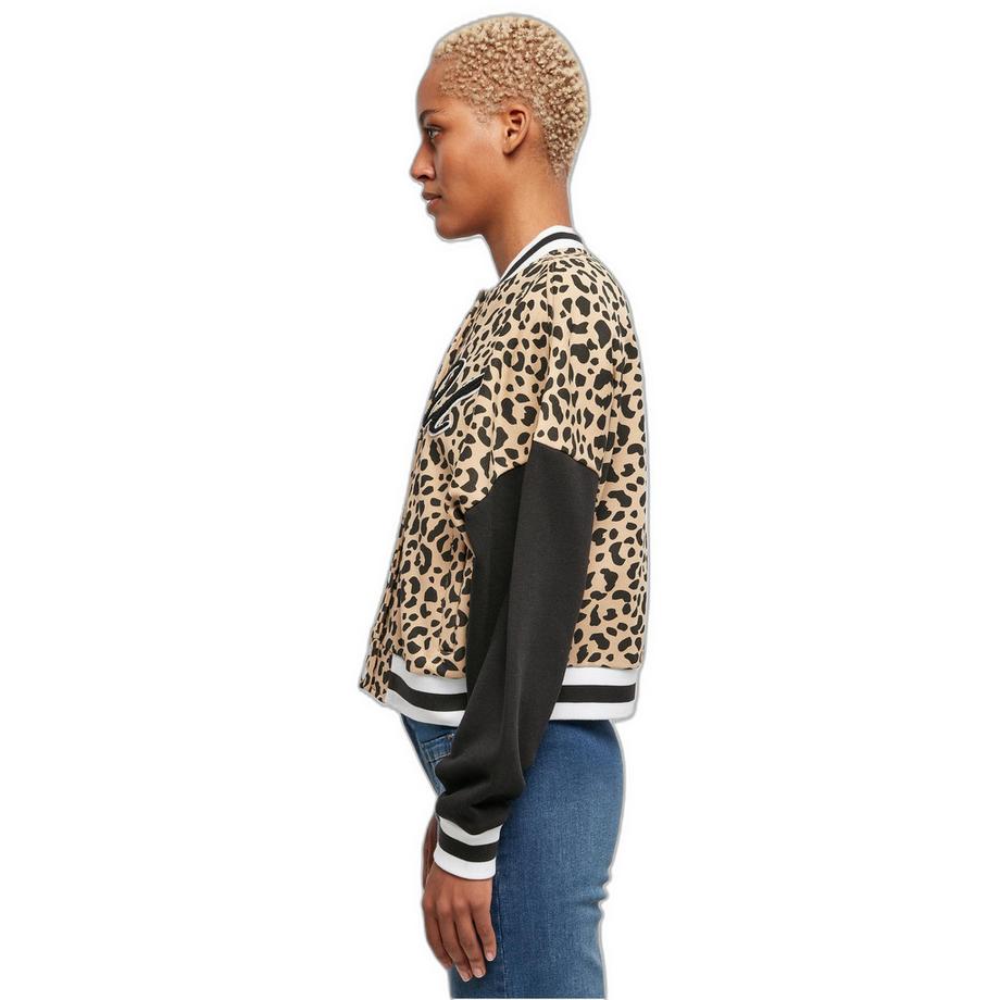 URBAN CLASSICS Giacca Oversize AOP College  
