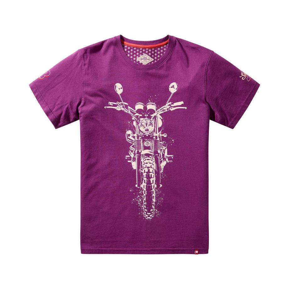 Joe Browns T-Shirt mit geskizztem Motorrad Print  