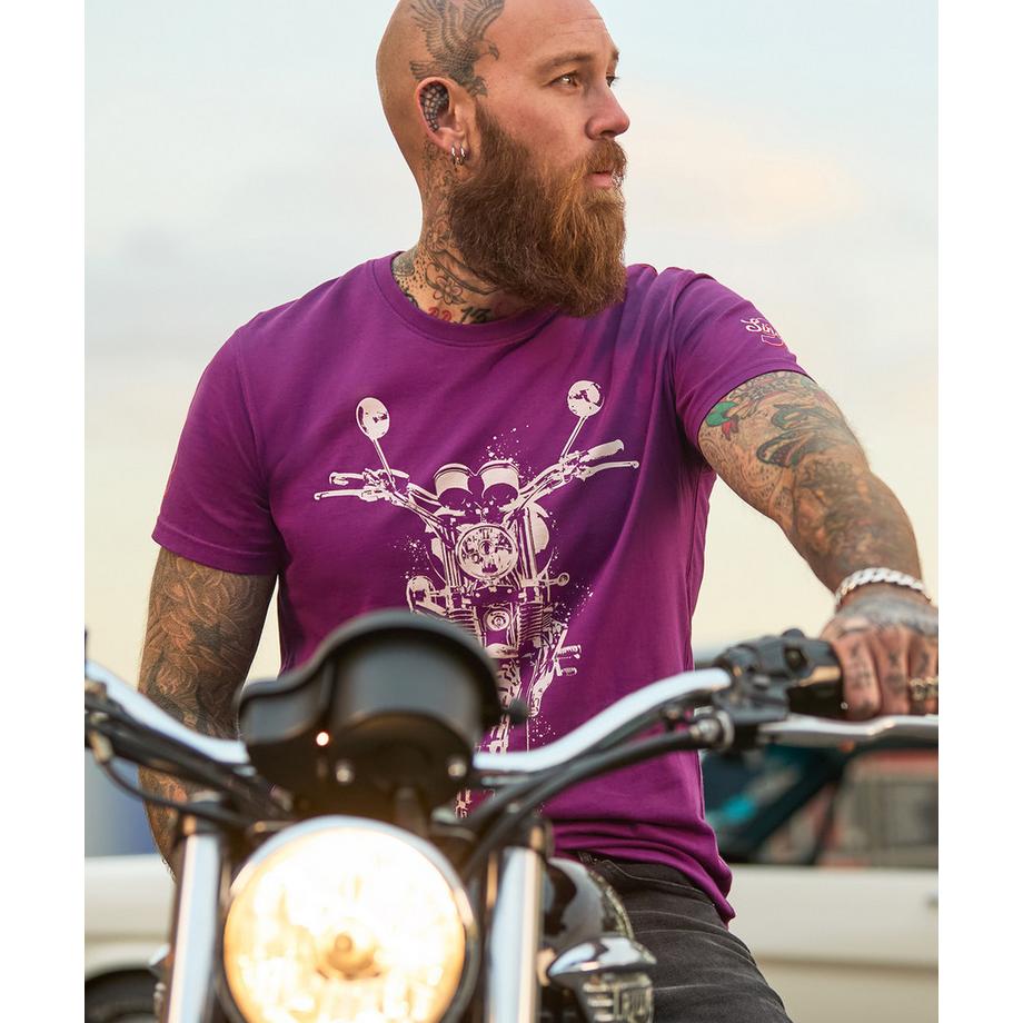 Joe Browns T-Shirt mit geskizztem Motorrad Print  