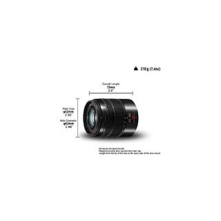 Panasonic  Lumix G 45â€“150 mm f/4â€“5,6 Vario OIS Hybridobjektiv schwarz 