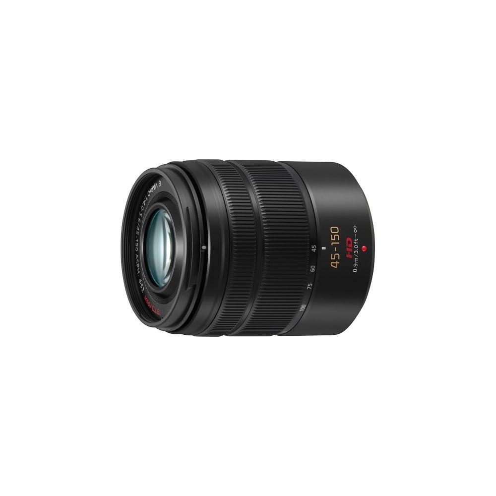 Panasonic  Lumix G 45â€“150 mm f/4â€“5,6 Vario OIS Hybridobjektiv schwarz 