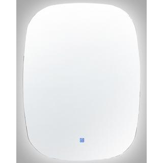 Beliani LED-Badezimmer-Spiegel aus Aluminium Minimalistisch BERGERAC  