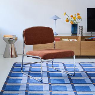 La Redoute Intérieurs Sessel aus Chrom und Stoff  