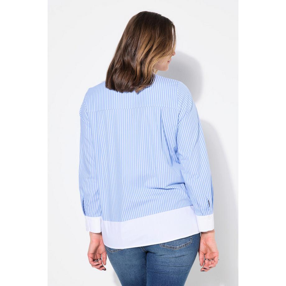 Studio Untold Chemisier Rayures Effet Superposition Manches Longues  