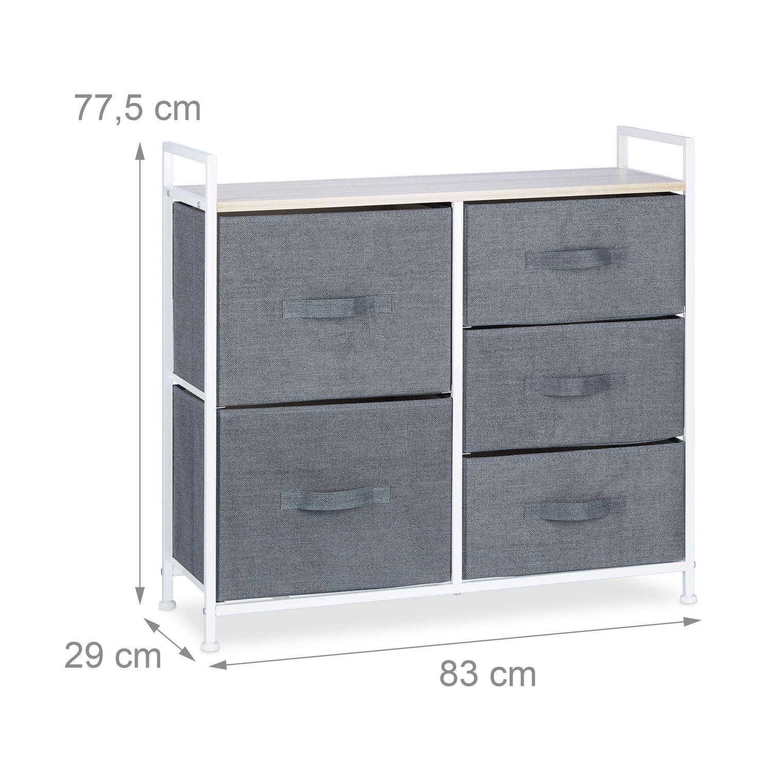 B2X Sistema di mensole diverse versioni grigio  